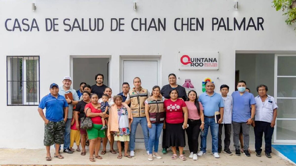 Diego Castañón renueva Casa de Salud en Chanchén Palmar