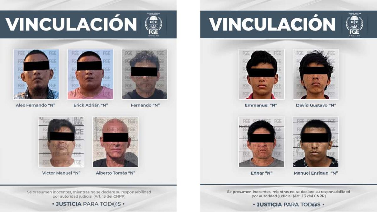Las personas fueron aseguradas en Benito Juárez..