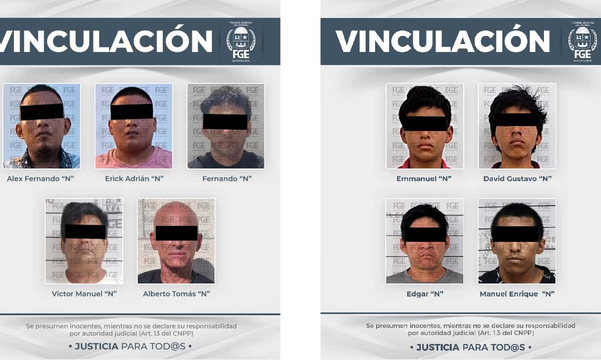 Las personas fueron aseguradas en Benito Juárez..
