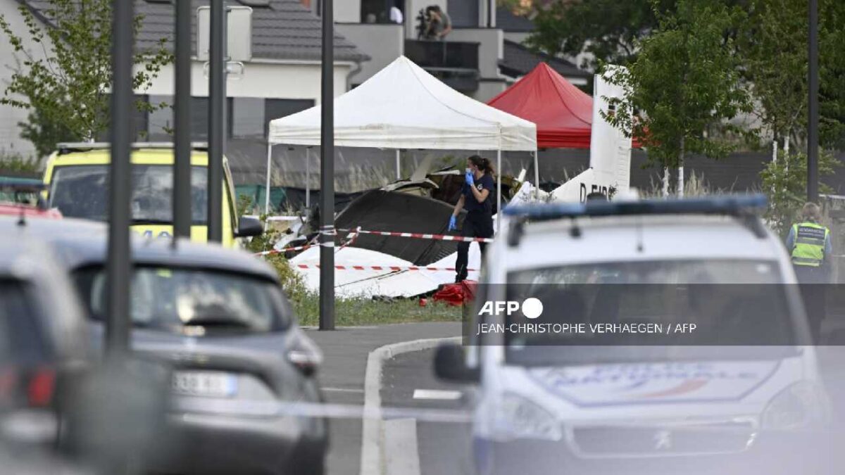 Accidente aéreo en Francia.