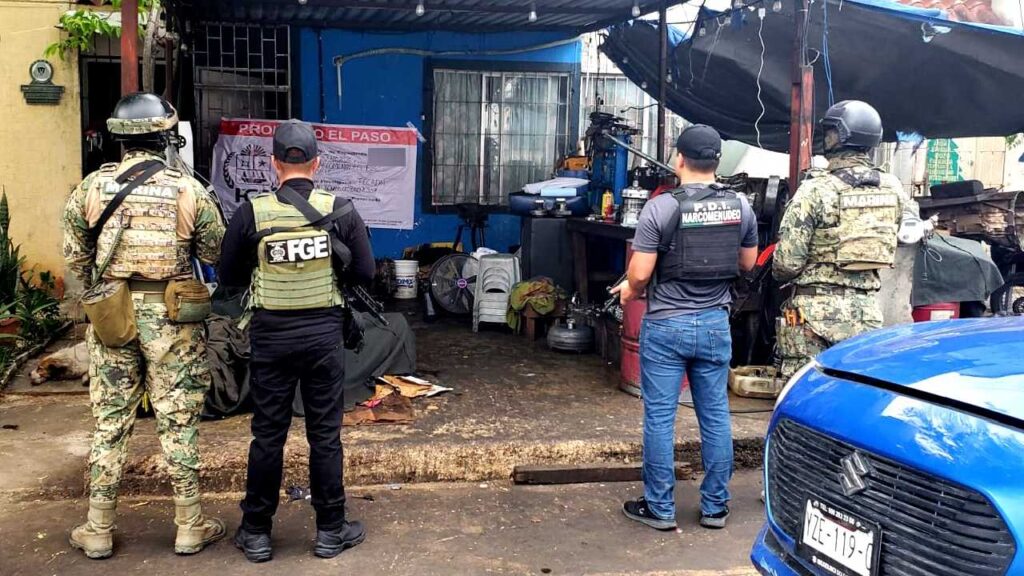 Catean dos puntos de venta de drogas en Cancún.