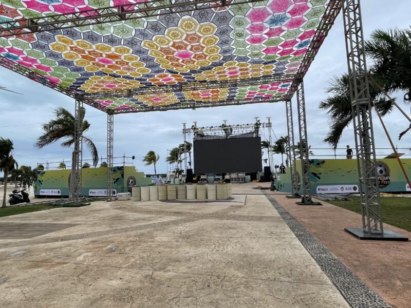 ¿Lloverá en el estreno del Mundial? Cancún alista sede alterna para el Fut Fest