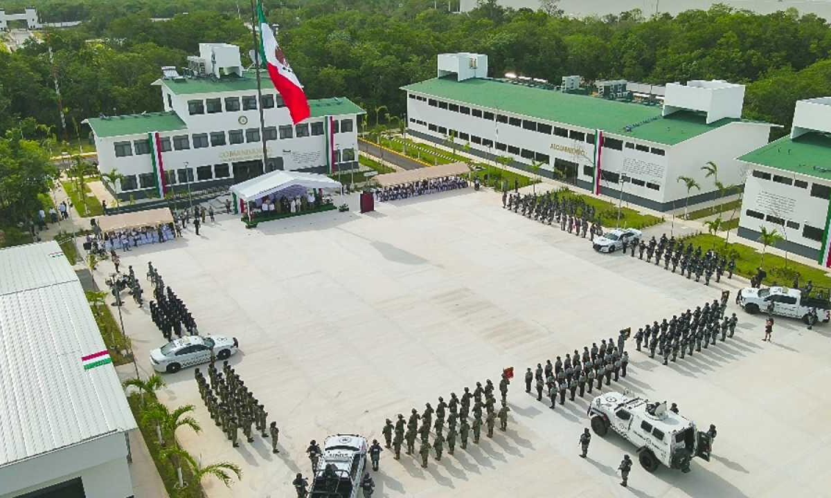 Nueva sede de la GN en Cancún.