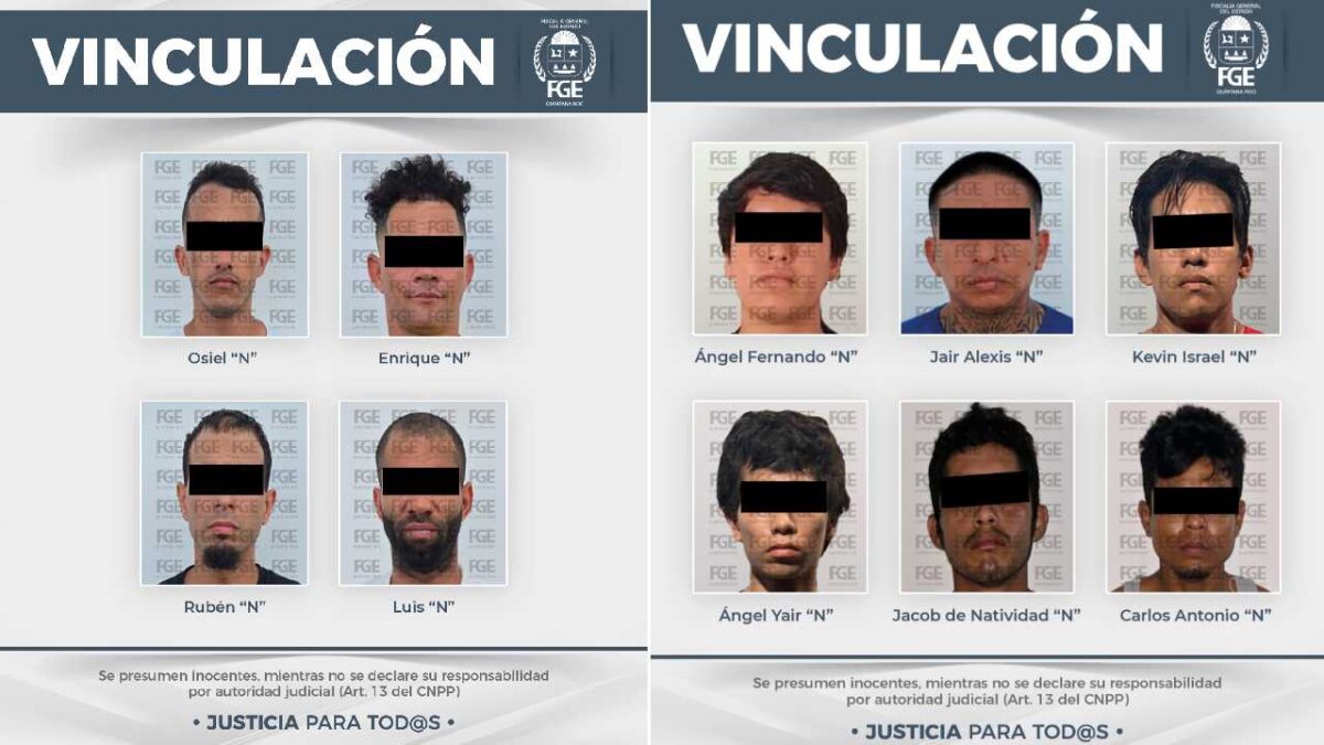 A juicio 10 personas por narcomenudeo en Cancún.
