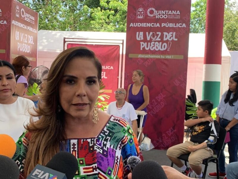 Mara Lezama anuncia Centro Integral de Sargazo y fecha para el Hospital de Chetumal