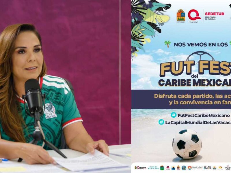 Mara Lezama invita a la fiesta del Mundial en Quintana Roo con “Fut Fest” gratuitos para toda la familia (video)