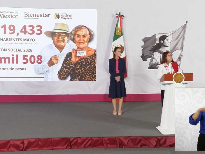 Más de 42 millones de mexicanas y mexicanos se benefician con los Programas para el Bienestar: Claudia Sheinbaum