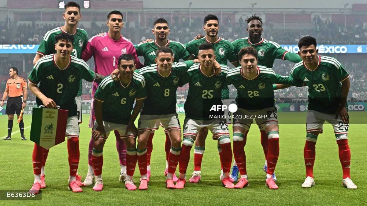 México contra Sudáfrica.