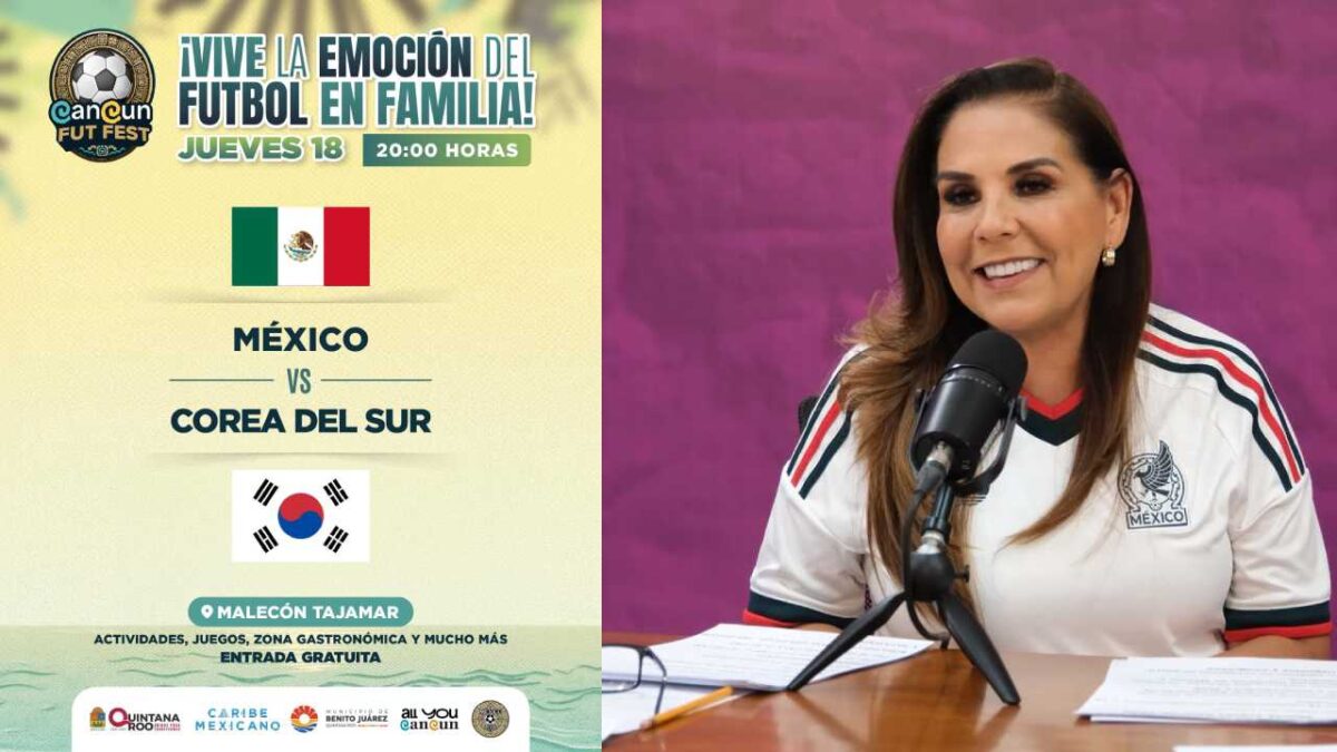 Mara Lezama invita a disfrutar del partido de la selección mexicana.