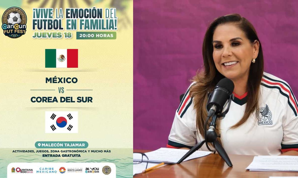 Mara Lezama invita a disfrutar del partido de la selección mexicana.