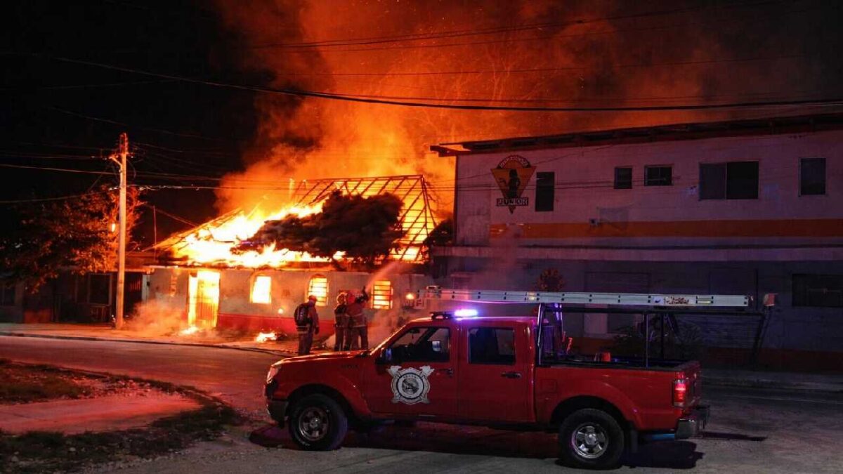 El incendio pudo ser provocado.