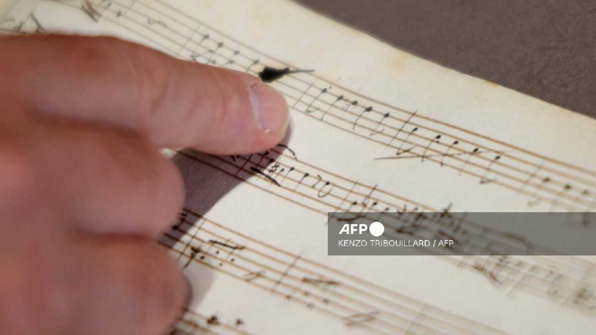 Maravilloso hallazgo de Wolfgang Amadeus Mozart.