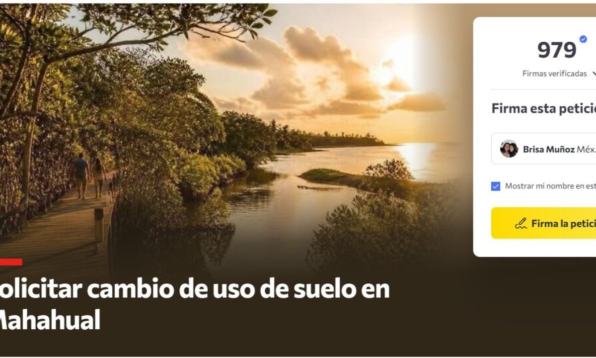 PDU de Othón P. Blanco: Exigen revertir uso de suelo en Mahahual