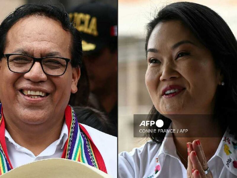 Perú define su futuro en una cerrada elección entre Keiko Fujimori y Roberto Sánchez