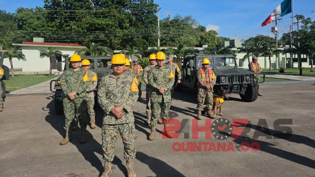 Plan DN-III-E Quintana Roo: Alistan 260 elementos ante ciclones