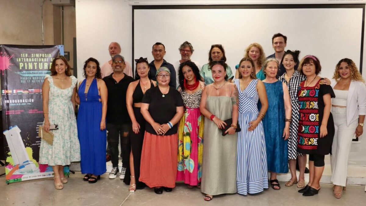 Puerto Morelos inaugura Simposio Internacional de Pintura