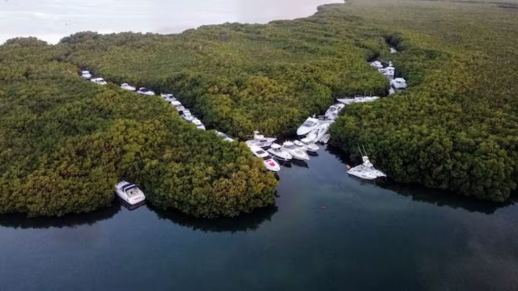 Refugio de embarcaciones en Cancún, en riesgo ante huracanes