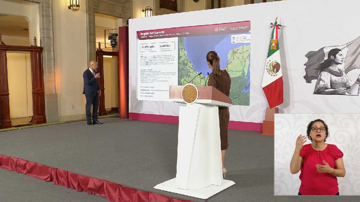 SICT dio avances de trabajos en carreteras del país.