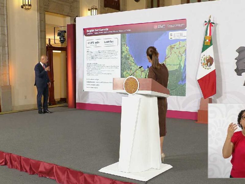 SICT: Avanzan 14% los trabajos en carreteras en Quintana Roo; hacen pruebas con sargazo