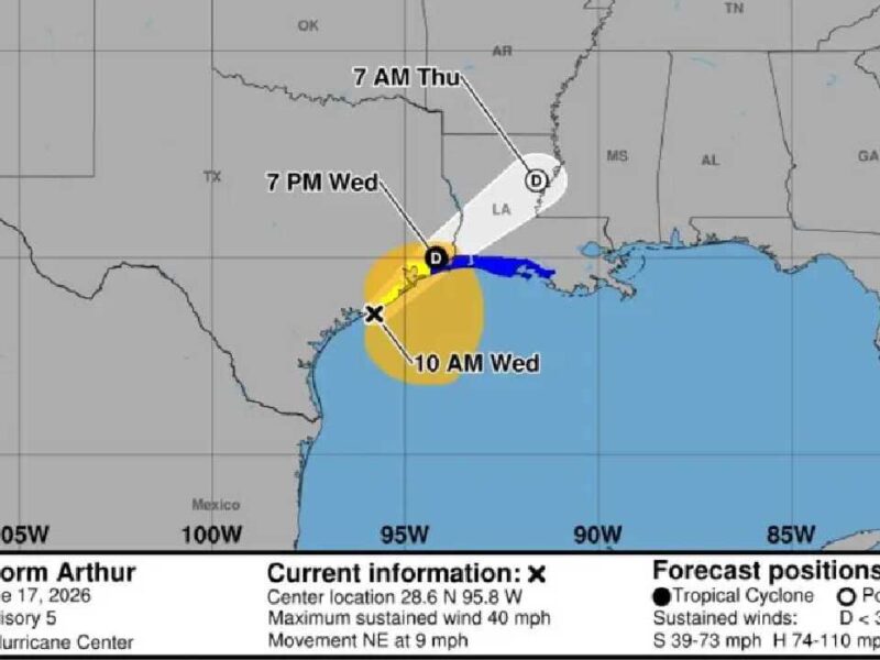 Se forma Arthur, primera tormenta tropical en el Atlántico. Sin riesgo para México