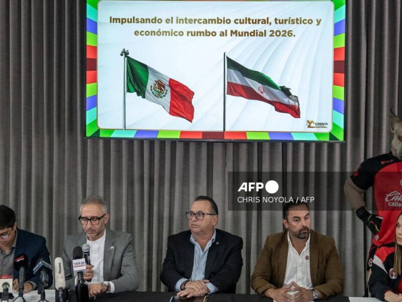 Selección de Irán llega a México entre crisis por visas