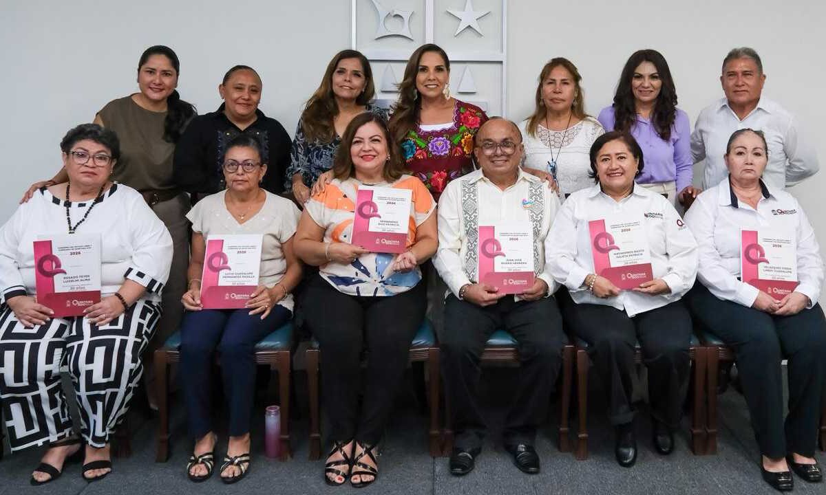 Mara Lezama reconoció a los trabajadores y trabajadoras.