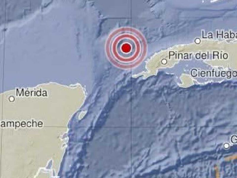 Vuelve a temblar: Reportan sismo en el occidente de Cuba y la Península de Yucatán; alcanza al Caribe Mexicano