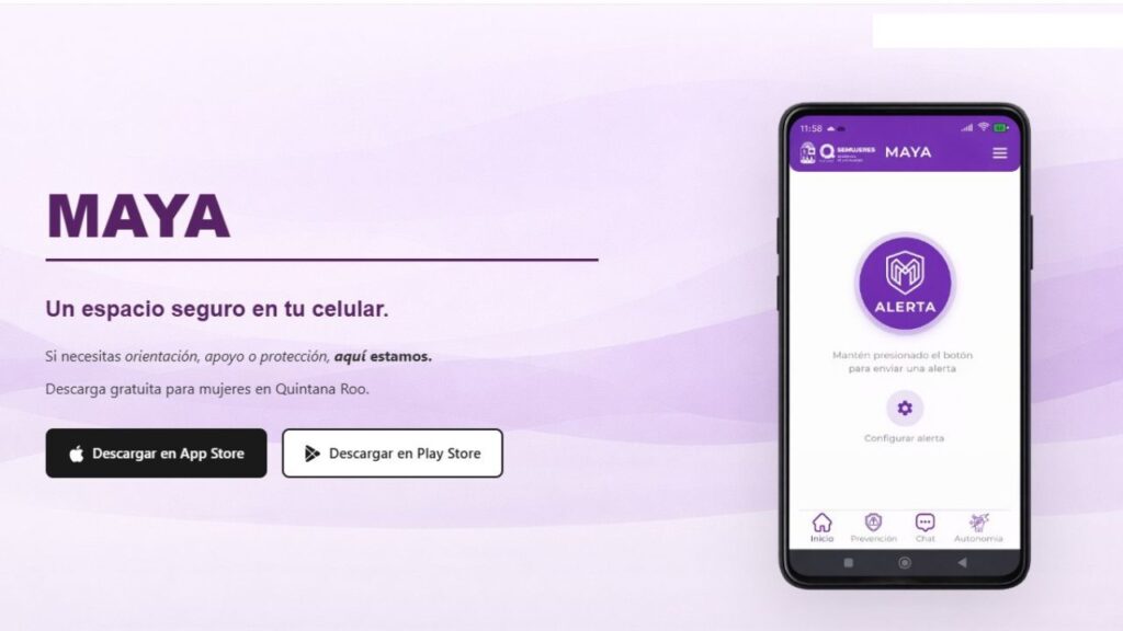 App MAYA Quintana Roo: Más de 17 mil frenan la violencia