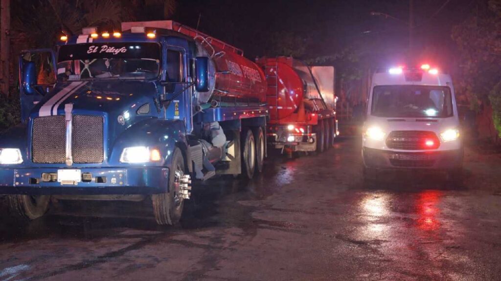 Incendio mortal en Cancún.