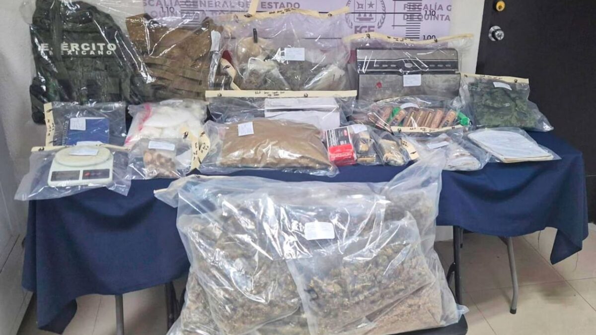 Cateos en Quintana Roo: Caen drogas y un detenido