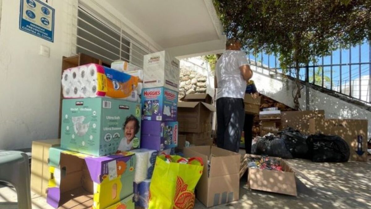 Centro de acopio en Cancún: envían ayuda humanitaria