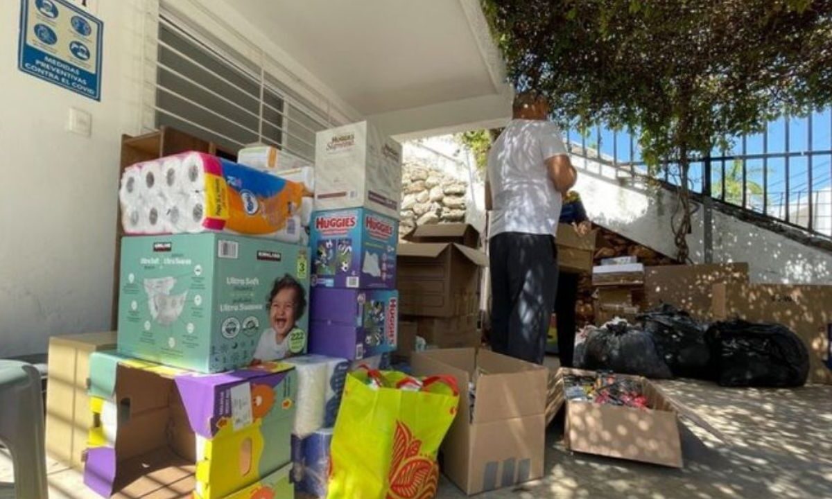 Centro de acopio en Cancún: envían ayuda humanitaria
