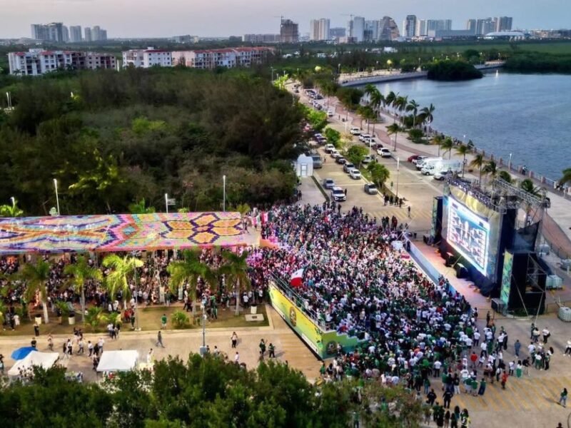 El Mundial en Cancún se expande a Playa Langosta tras recibir a 35 mil fans