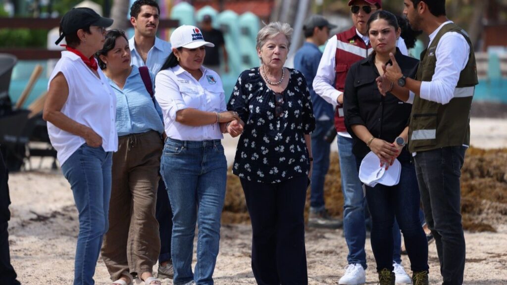 Sargazo en Puerto Morelos: Semarnat upervisa acciones
