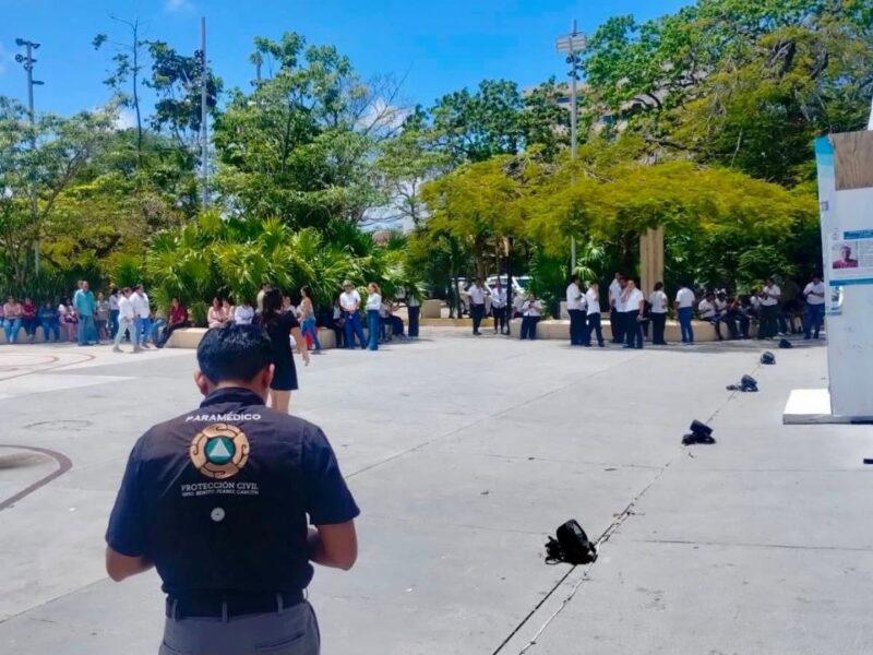 Sismo percibido en Cancún activa monitoreo de Protección Civil