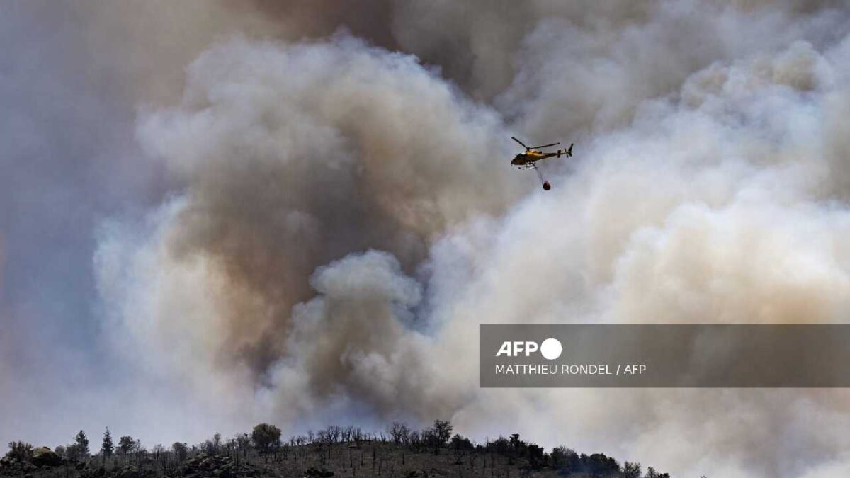 Incendios en Europa.