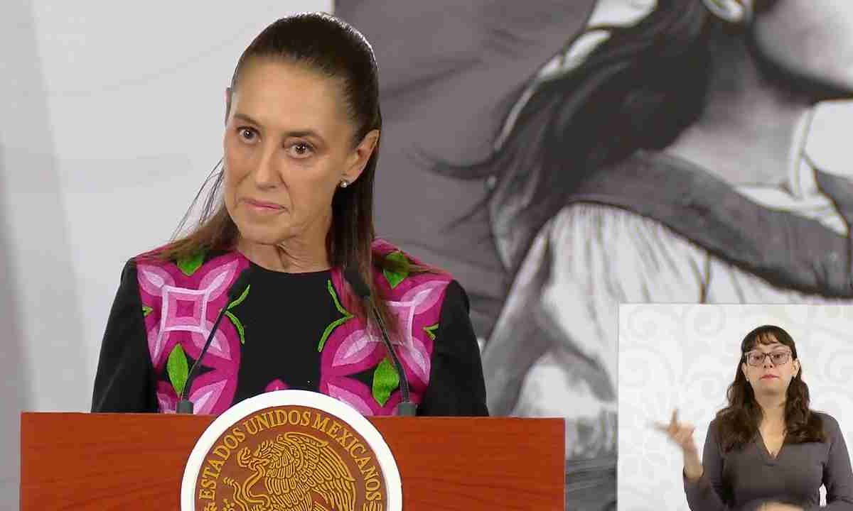 Sheinbaum habló del sargazo.