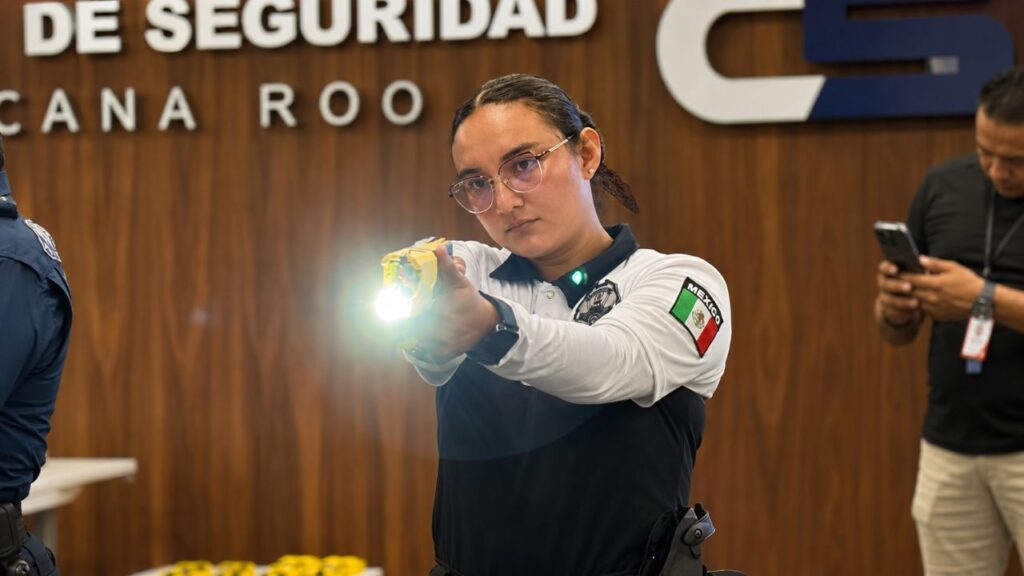 Armas Taser en Quintana Roo: Policía Turística estrena equipos