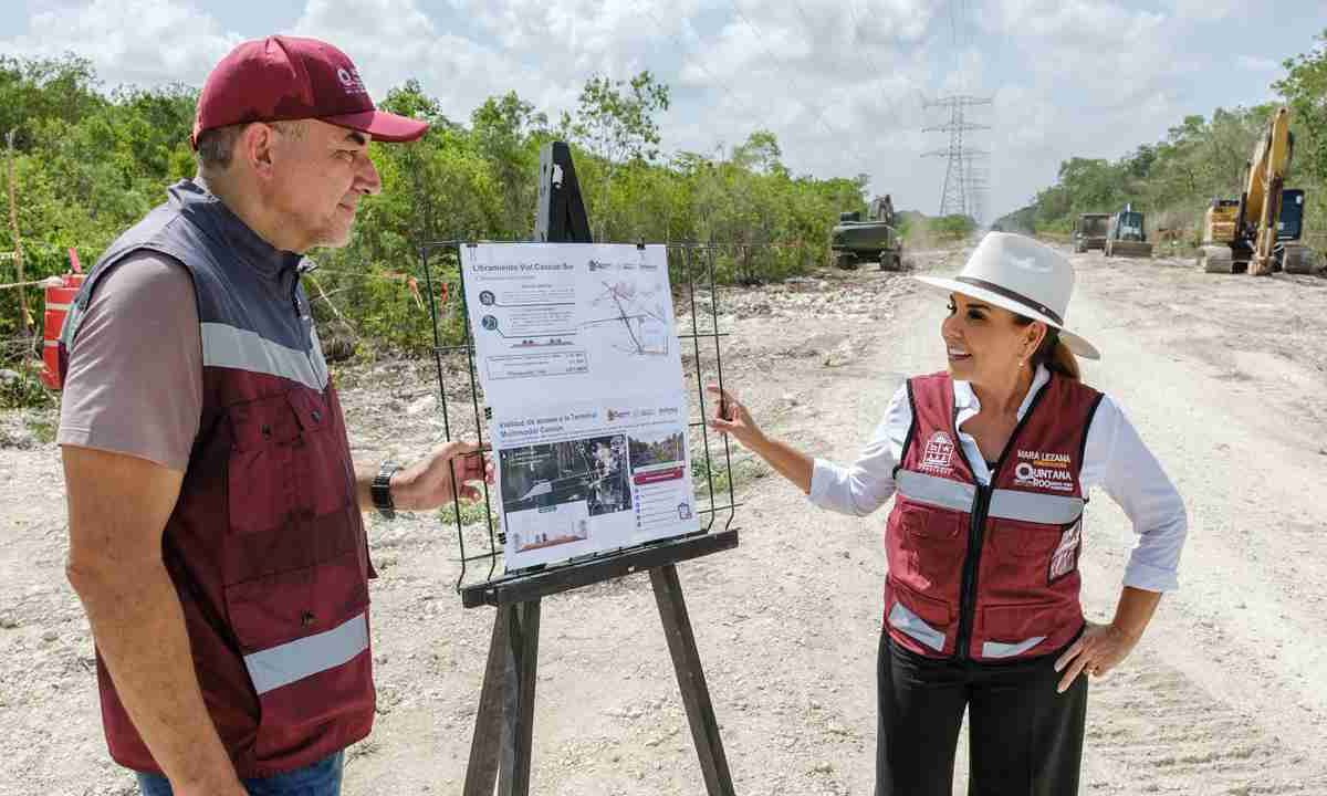 Las obras públicas siguen en la entidad.