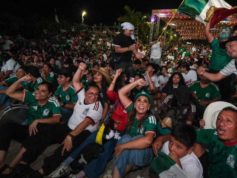 Así vivió la afición quintanarroense el México vs Ecuador en los Fut Fest de Isla Mujeres y Cancún
