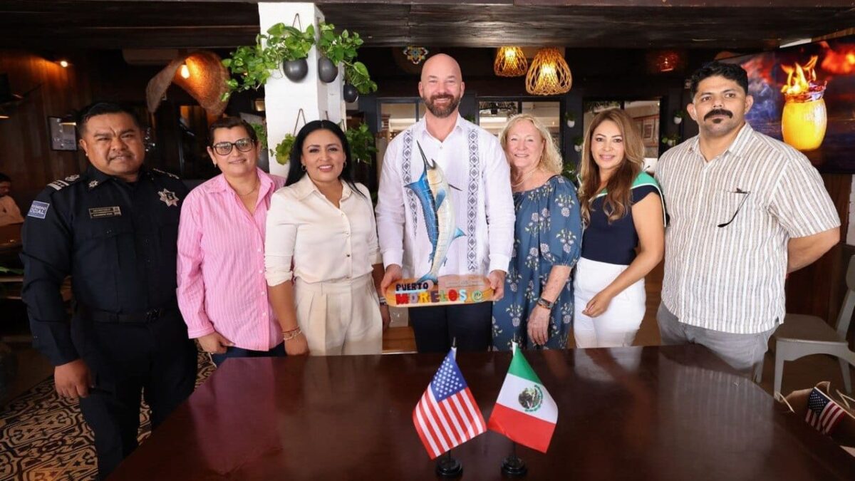 Puerto Morelos y EE. UU. unen fuerzas para atención a turistas