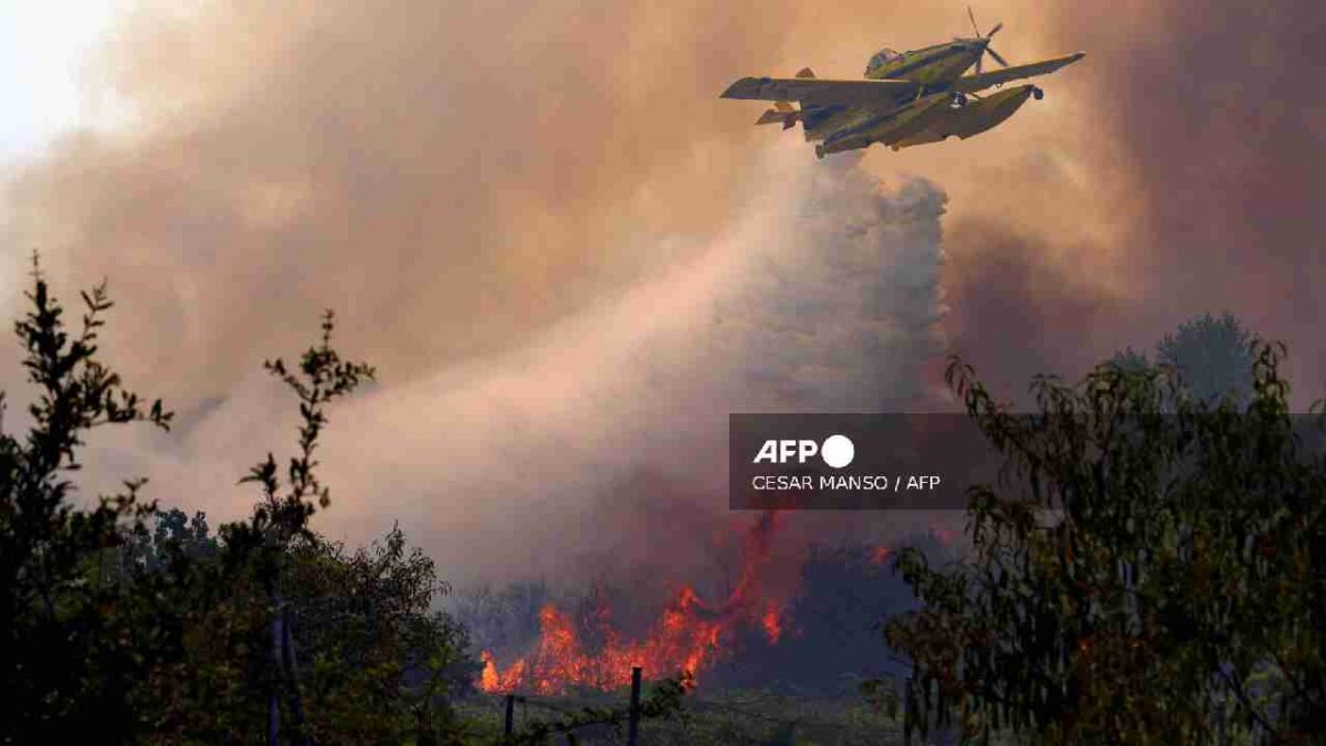 Incontrolables los incendios en Europa.