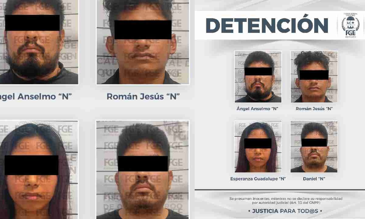 Caen presuntos extorsionadores.
