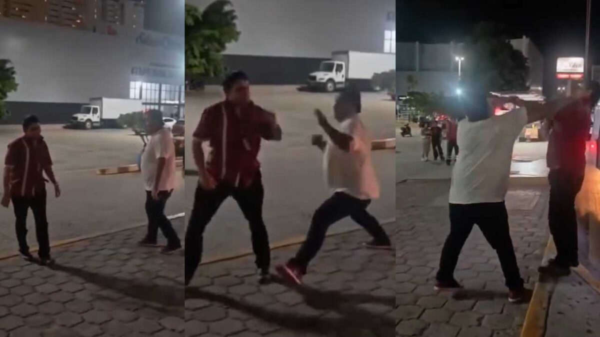 La riña fue en Cancún.