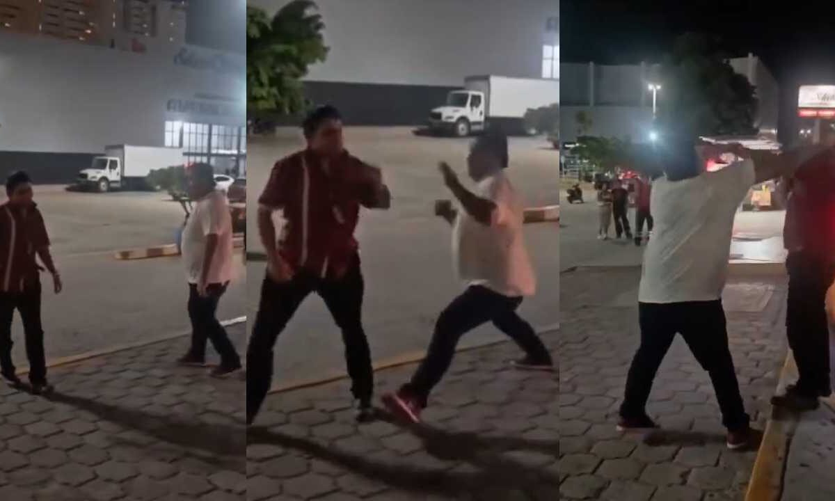 La riña fue en Cancún.