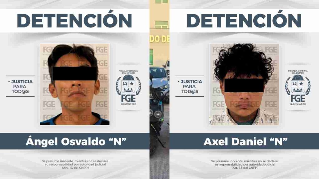 Caen dos por robo de motocicletas.