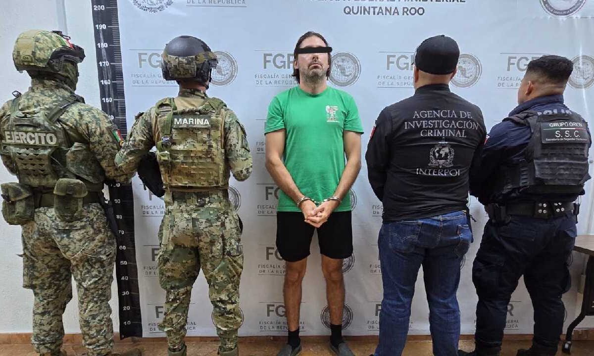 Cae fugitivo en Tulum.