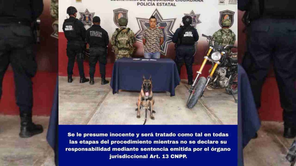 Exitosa operación con la Unidad Canina K9.