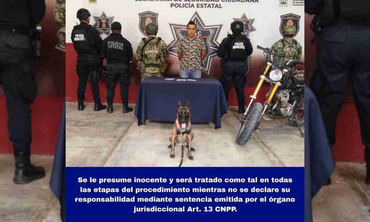 Exitosa operación con la Unidad Canina K9.