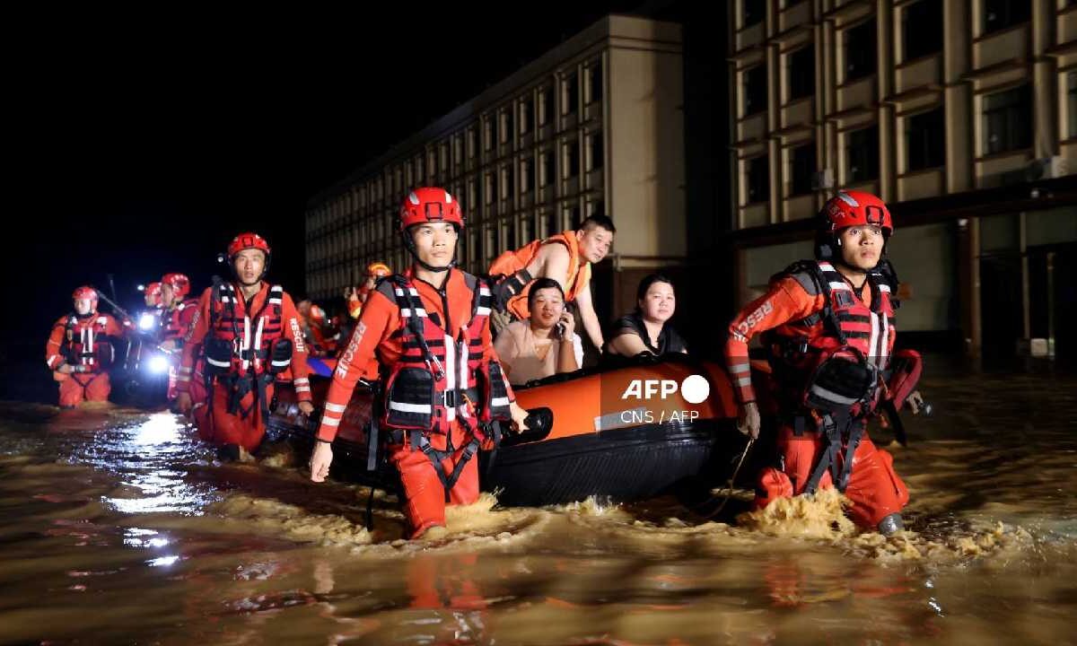 Las lluvias han castigado a China.